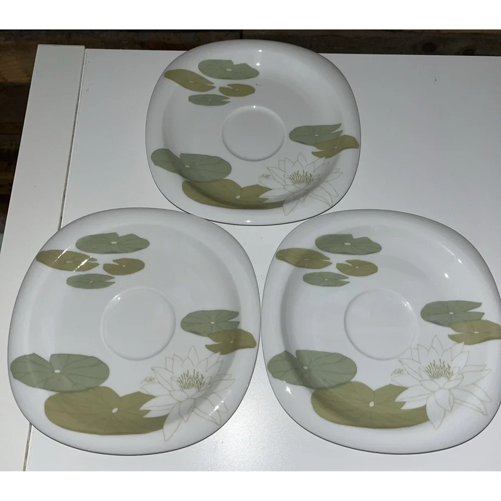 Timo Sarpaneva for Rosenthal. Rare Suomi porcelain 3 ~ Side plates, 1970s- 1980s
